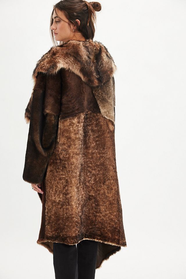 Nigel Preston Patched Suede Coat #1