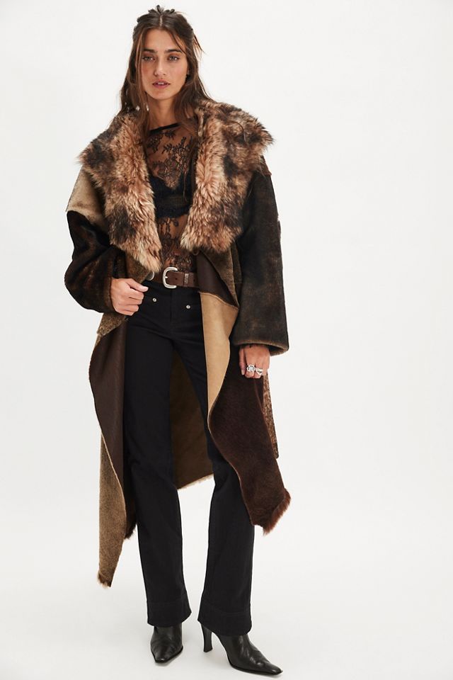 Nigel Preston Patched Suede Coat #2