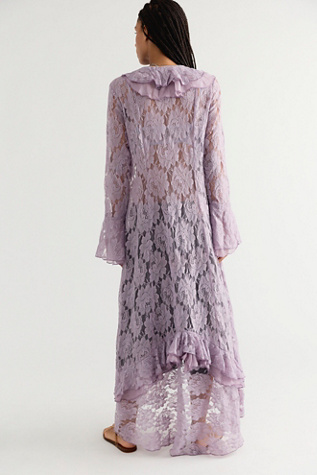 Женский топ Free People Heirloom Maxi Top, цвет: Холодный фиолетовый — фото 2