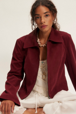 We The Free River Vegan Jacket at Free People in Red, Size: XL