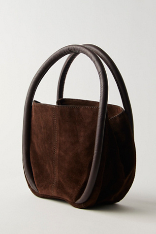 Женская сумка Free People Barlow Suede Bucket, цвет: Коричневый — фото 2