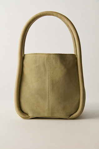 Barlow Suede Bucket Bag by Free People in Green