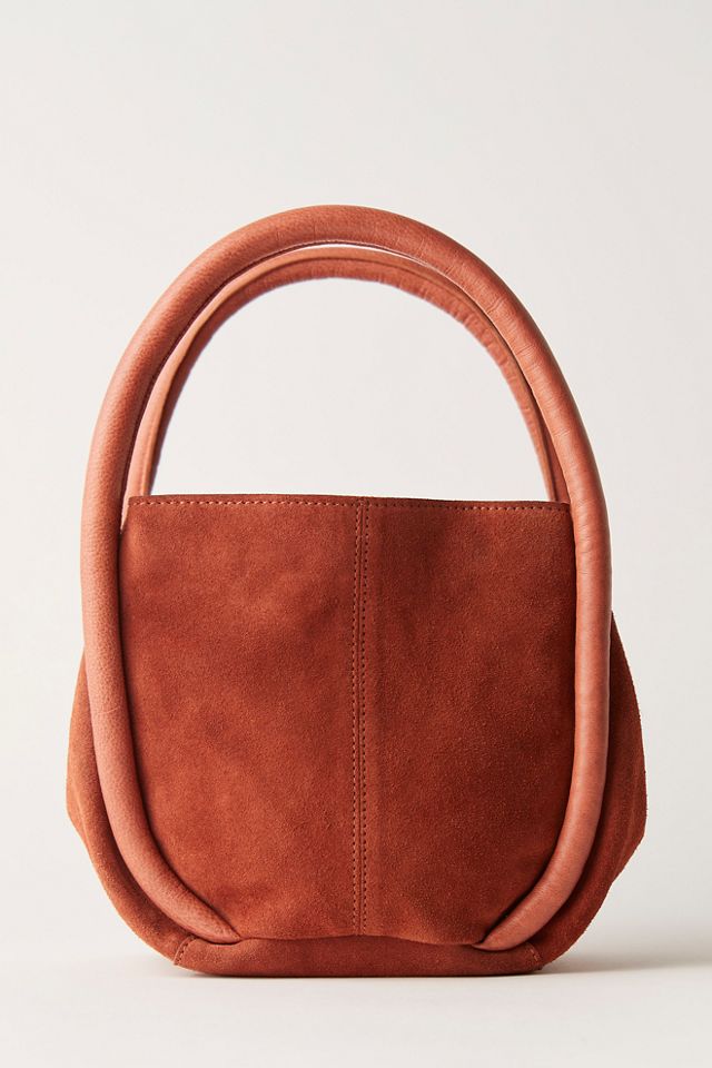 Barlow Suede Bucket Bag #3