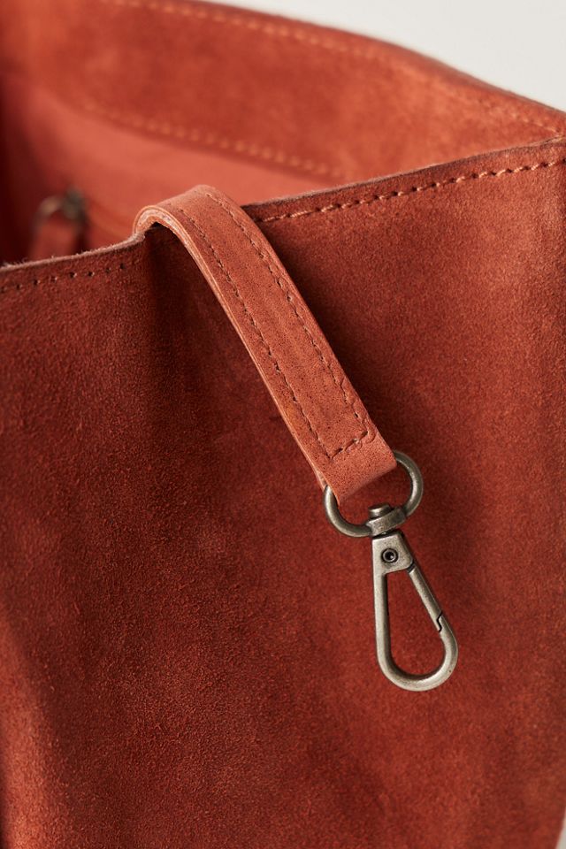 Barlow Suede Bucket Bag #4