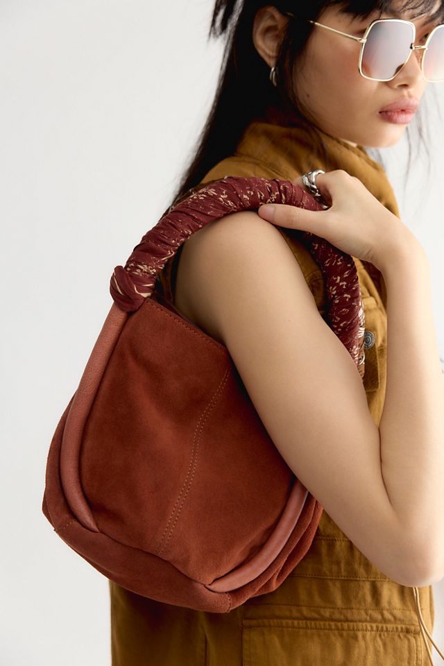 Barlow Suede Bucket Bag #6