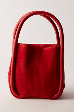 Barlow Suede Bucket Bag