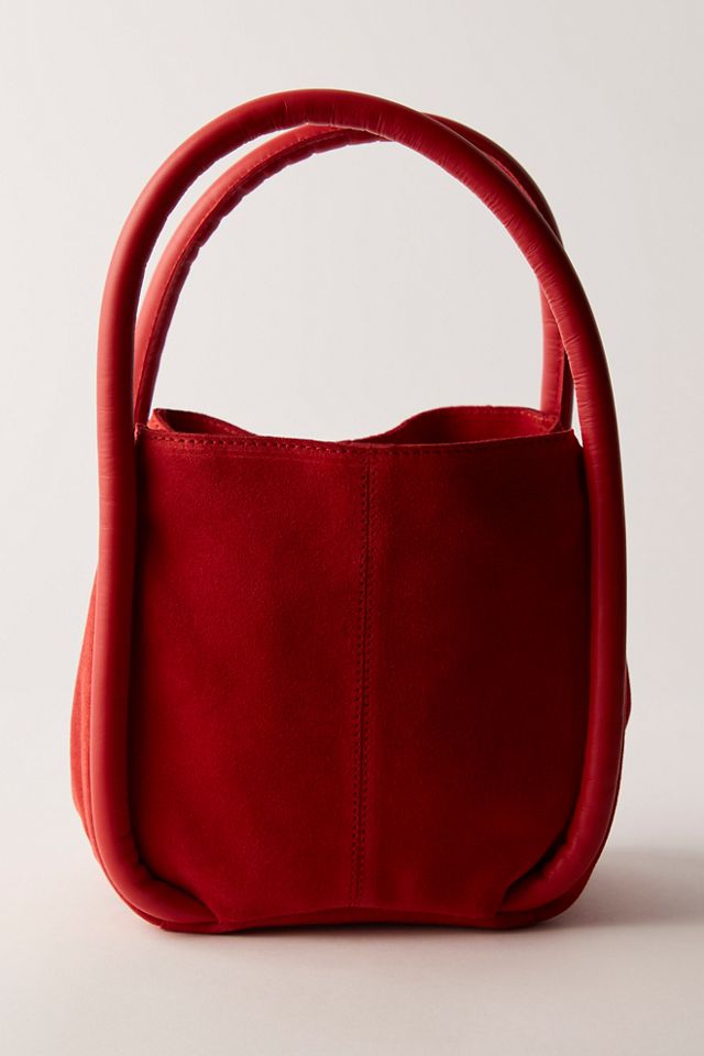 Barlow Suede Bucket Bag #1