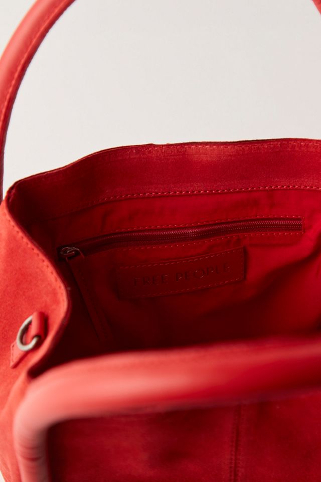 Barlow Suede Bucket Bag #3