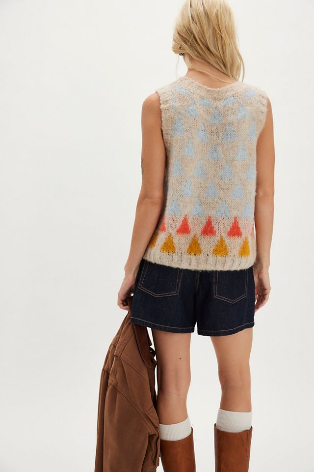 Geo Sweater Vest #1