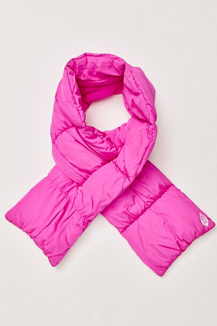 Pixie Packable Puffer Scarf by FP Movement at Free People, Candy Pink