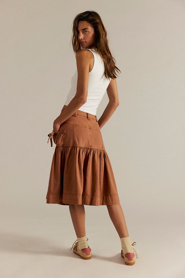 We The Free Tuff And Tumble Midi Skirt #1