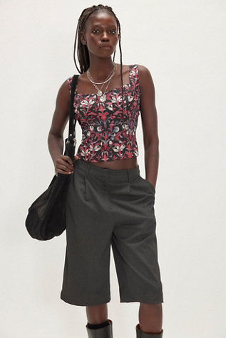 Grace Corset Top by Free People in Black, Size: M