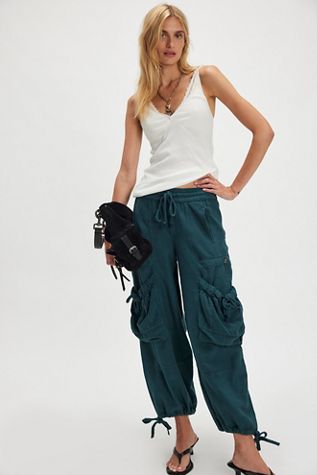 パンツ first parachute pants PARACHUTE PANTS - White