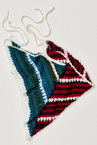Understated Crochet Hair Scarf