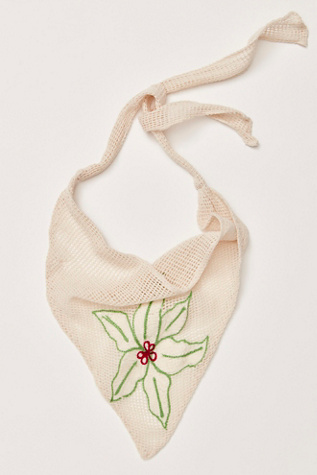 Outback Floral Hair Scarf by Free People in White