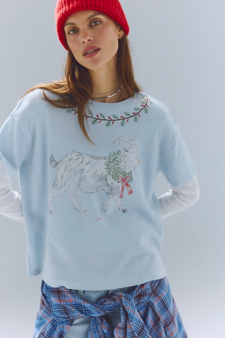 We The Free Merry Meowy Tee by Free People