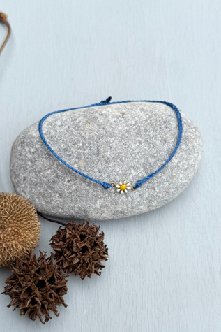 Nancy Melet Daisy Wish Bracelet at Free People in Blue