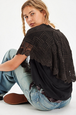 Evangeline Tee at Free People in Black, Size: XS