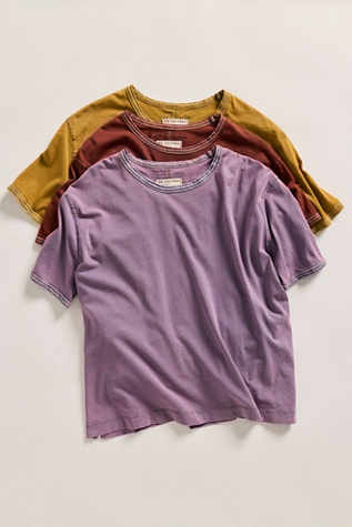 We The Free Bad Habit Tee at Free People in Lavender Fizz, Size: Large