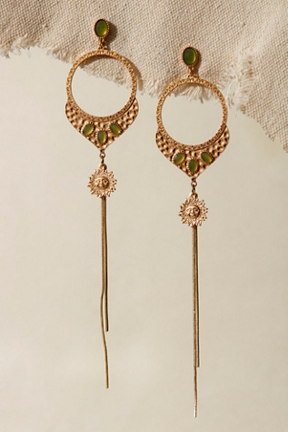 Sky City Dangles by Free People in Gold