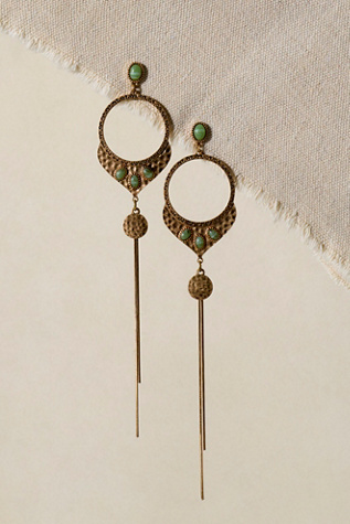 Sky City Dangles at Free People in Gold & Beachy