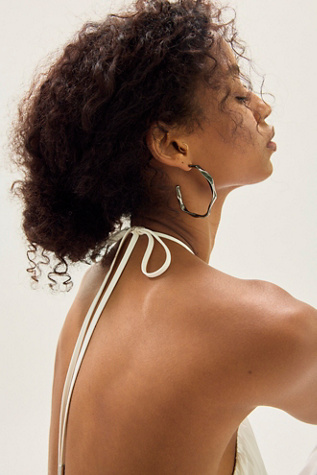 Lodi Hoops at Free People in Hematite