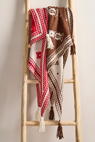 Châle par-dessus le manteau par Free People en Rouge, pour femme