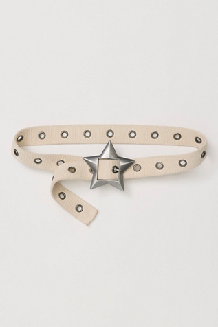 Zoa Hip Belt at Free People in Sea Salt, Size: M/L