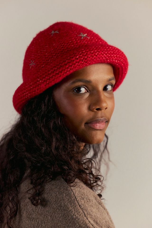 Daisy Knitted Bucket Hat #4