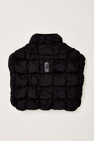 Женские аксессуары FP Movement Wind Cheater Quilted Wrap, цвет: Чёрный / Графитовый — фото 3