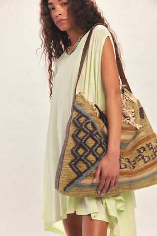 Whimsy Rug Slouchy Tote