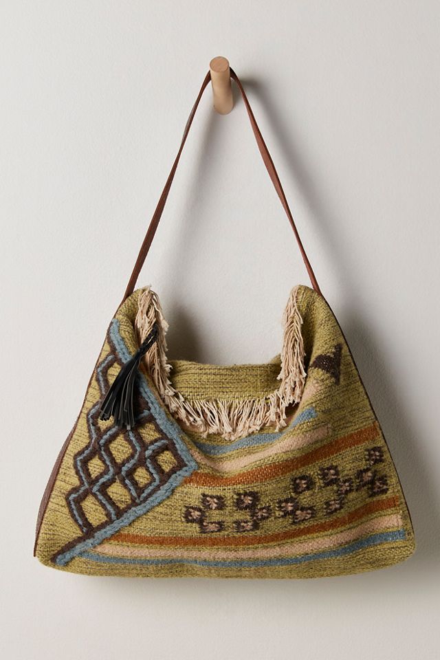 Whimsy Rug Slouchy Tote #2