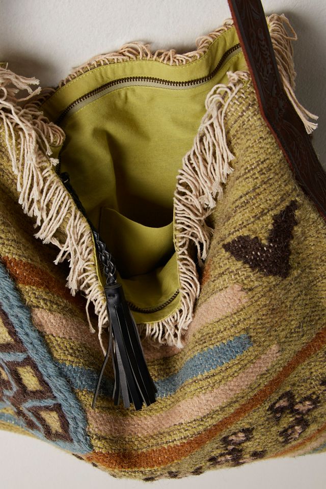 Whimsy Rug Slouchy Tote #4