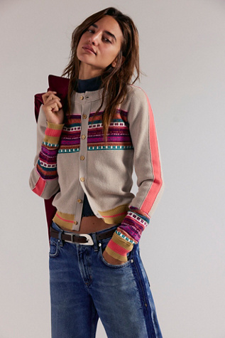 We The Free By The Fire Cardi
