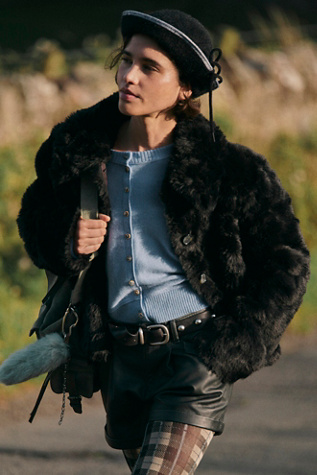 Alice Throw On Faux Fur Jacket