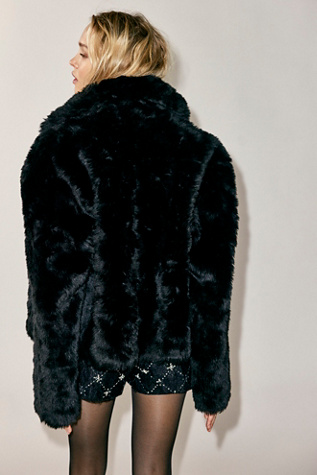 Alice Throw On Faux Fur Jacket - thumbnail 9