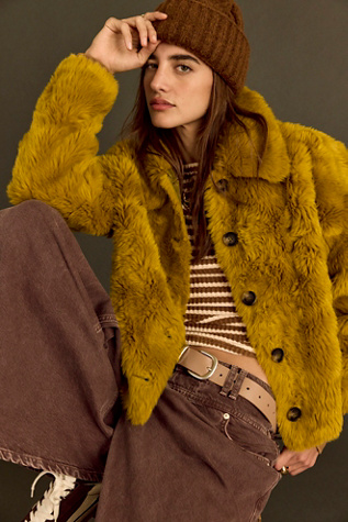 Alice Throw On Faux Fur Jacket product page