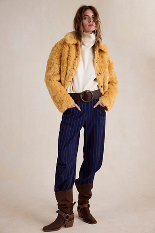 Alice Throw On Faux Fur Jacket - thumbnail 4