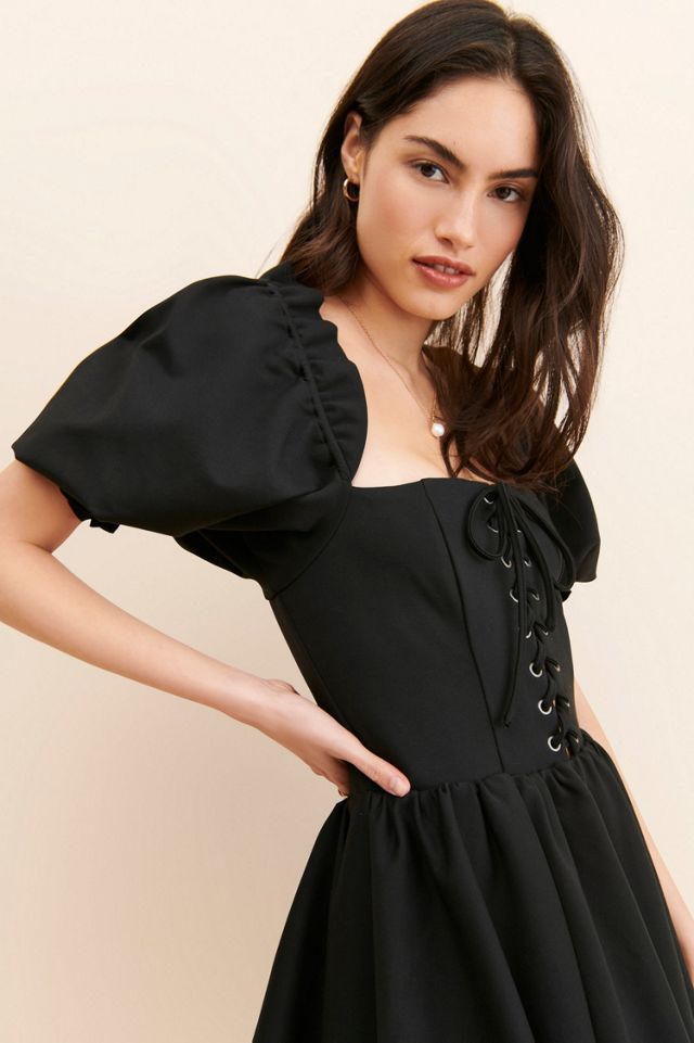 Selkie Lace-Up Party Dress