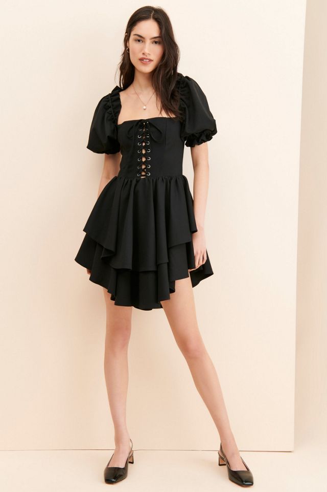 Selkie Lace-Up Party Dress