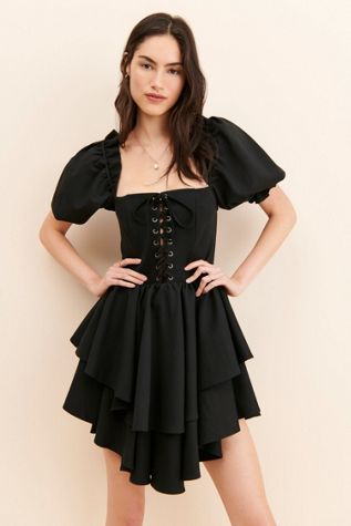 Selkie Lace-Up Party Dress