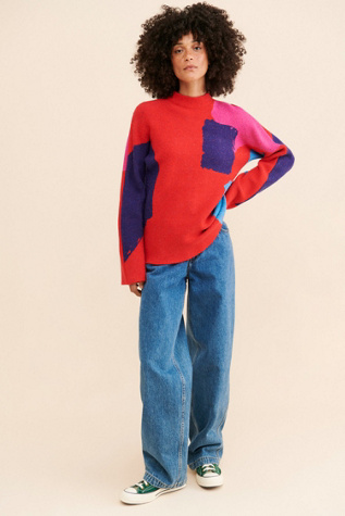 Saemdi Abstract Geo Pullover product page