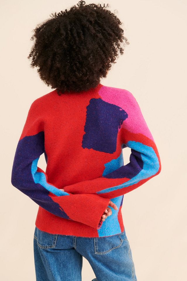 Saemdi Abstract Geo Pullover #1