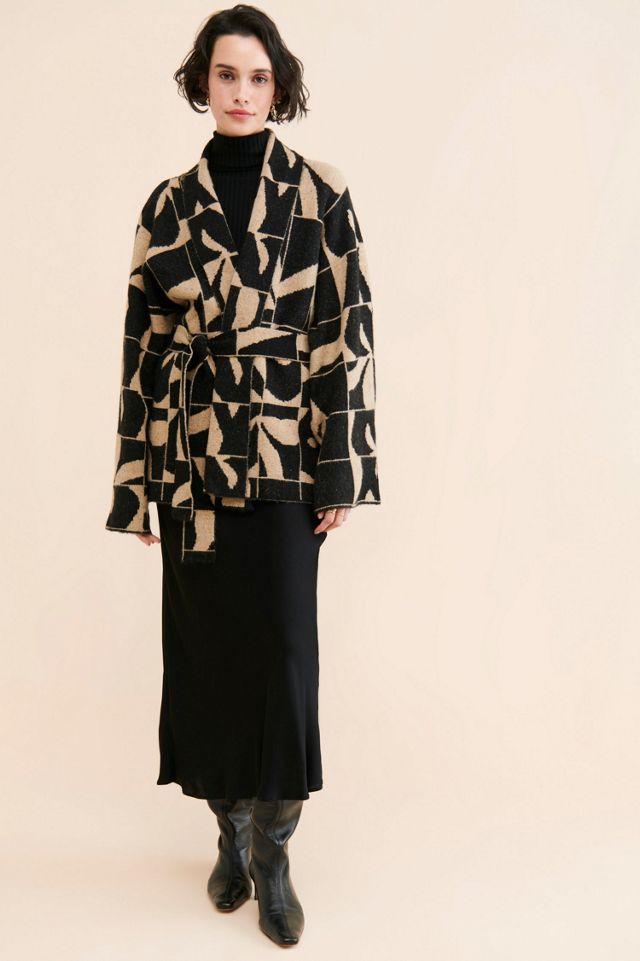 Saemdi Geometric Patterned Cardigan #3