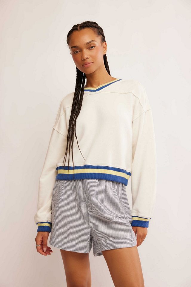 Rio Striped Hem Sweatshirt #3