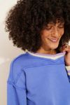 Rio Striped Hem Sweatshirt