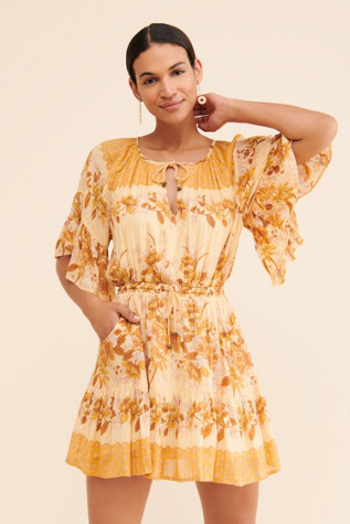 Spell & The Gypsy Flutter Sleeve Mini Dress