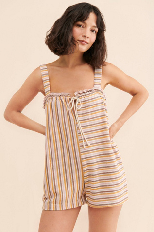 Marianna Striped Romper