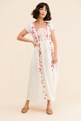 Tach Clothing Raffaella Embroidered Dress