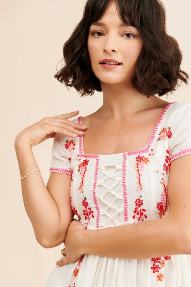 Tach Clothing Raffaella Embroidered Dress #2